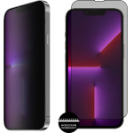Idol 1991 Tempered Glass Iphone 13 PRO/Iphone 13 6.1'' 9H 0.25mm Privacy Antispy Semi Curved Full Glue BLACK