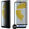 Idol 1991 Tempered Glass Realme C21 6.5'' 9H 0.25mm Privacy Antispy Semi Curved Full Glue BLACK
