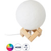 GloboStar Moon �������� ����������� ��������� �������� Led 2W 120lm 360� Dc 5V - �������� �������� ���� ���������������� - Dimmable - Rgbw - �12 x �15 - ����� - (79606)