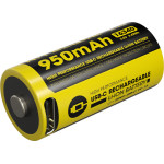 NiteCore �������� RCR123A / 950mAh USB-C (���� ��������)