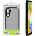 Lime ���� Samsung A15 4G A155/A15 5G A156 6.4'' Hardshell Fusion Full Camera Protection Black With Red KEYS