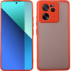 Lime ���� Xiaomi 13T 5G 6.67'' Hardshell Fusion Full Camera Protection Red With Black KEYS