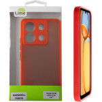 Lime ���� Xiaomi Redmi Note 13 5G 6.67'' Hardshell Fusion Full Camera Protection Red With Black KEYS