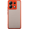 Lime ���� Xiaomi Redmi Note 13 5G 6.67'' Hardshell Fusion Full Camera Protection Red With Black KEYS