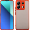 Lime ���� Xiaomi Redmi Note 13 Pro 5G 6.67'' Hardshell Fusion Full Camera Protection Red With Black KEYS