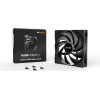 Bequiet Fan Pure Wings 3 140MM Pwm HIGH-Speed 1800RPM, 72,2CFM/122,6M3/H, 30,5dB, Lifespan 80000h, BLACK, 3YW. - (BL109)