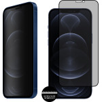 Idol 1991 Tempered Glass Iphone 12 Pro Max 6.7'' 9H 0.25mm Privacy Antispy Semi Curved Full Glue BLACK