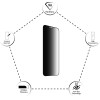 Idol 1991 Tempered Glass Iphone 12 PRO/Iphone 12 6.1'' 9H 0.25mm Privacy Antispy Semi Curved Full Glue BLACK