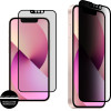 Idol 1991 Tempered Glass Iphone 13 Mini 5.4'' 9H 0.25mm Premium Privacy Antispy Semi Curved Full Glue BLACK