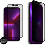 Idol 1991 Tempered Glass Iphone 13 PRO/Iphone 13 6.1'' 9H 0.25mm Premium Privacy Antispy Semi Curved Full Glue BLACK