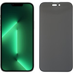 Idol 1991 Tempered Glass Iphone 14 Pro 6.1'' 9H 0.25mm Privacy Antispy Semi Curved Full Glue BLACK