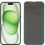 Idol 1991 Tempered Glass Iphone 15 Plus 6.7'' 9H 0.25mm Privacy Antispy Semi Curved Full Glue BLACK