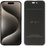 Idol 1991 Tempered Glass Iphone 15 Pro Max 6.7'' 9H 0.25mm Premium Privacy Antispy Semi Curved Full Glue BLACK