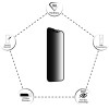 Idol 1991 Tempered Glass Samsung A05S A057 6.7'' 9H 0.25mm Premium Privacy Antispy Semi Curved Full Glue BLACK