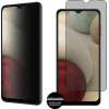 Idol 1991 Tempered Glass Samsung A12 A125/A12 Nacho A127 6.5'' 9H 0.25mm Privacy Antispy Semi Curved Full Glue BLACK