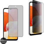 Idol 1991 Tempered Glass Samsung A14 4G A145/A14 5G A146 6.6'' 9H 0.25mm Premium Privacy Antispy Semi Curved Full Glue BLACK