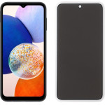 Idol 1991 Tempered Glass Samsung A14 4G A145/A14 5G A146 6.6'' 9H 0.25mm Privacy Antispy Semi Curved Full Glue BLACK