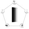 Idol 1991 Tempered Glass Samsung A21 A217 6.5'' 9H 0.25mm Privacy Antispy Semi Curved Full Glue BLACK