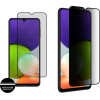 Idol 1991 Tempered Glass Samsung A22 4G A225 6.4'' 9H 0.25mm Premium Privacy Antispy Semi Curved Full Glue BLACK