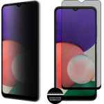 Idol 1991 Tempered Glass Samsung A22 5G A226 6.6'' 9H 0.25mm Privacy Antispy Semi Curved Full Glue BLACK