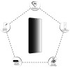 Idol 1991 Tempered Glass Samsung A22 5G A226 6.6'' 9H 0.25mm Privacy Antispy Semi Curved Full Glue BLACK