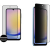 Idol 1991 Tempered Glass Samsung A25 5G A256 6.5'' 9H 0.25mm Premium Privacy Antispy Semi Curved Full Glue BLACK