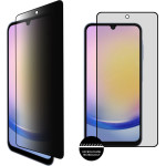 Idol 1991 Tempered Glass Samsung A25 5G A256 6.5'' 9H 0.25mm Privacy Antispy Semi Curved Full Glue BLACK