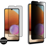 Idol 1991 Tempered Glass Samsung A32 4G A325 6.4'' 9H 0.25mm Premium Privacy Antispy Semi Curved Full Glue BLACK