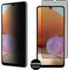 Idol 1991 Tempered Glass Samsung A32 4G A325 6.4'' 9H 0.25mm Privacy Antispy Semi Curved Full Glue BLACK