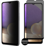 Idol 1991 Tempered Glass Samsung A32 5G A326 6.5'' 9H 0.25mm Privacy Antispy Semi Curved Full Glue BLACK