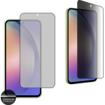 Idol 1991 Tempered Glass Samsung A34 5G A346 6.6'' 9H 0.25mm Premium Privacy Antispy Semi Curved Full Glue BLACK