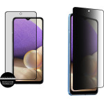 Idol 1991 Tempered Glass Samsung A35 5G 6.6'' 9H 0.25mm Premium Privacy Antispy Semi Curved Full Glue BLACK