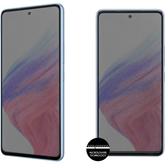 Idol 1991 Tempered Glass Samsung A53 A536 6.46'' 9H 0.25mm Privacy Antispy Semi Curved Full Glue BLACK