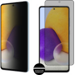 Idol 1991 Tempered Glass Samsung A72 A725/A726 6.7'' 9H 0.25mm Privacy Antispy Semi Curved Full Glue BLACK
