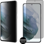 Idol 1991 Tempered Glass Samsung S21 5G G991 6.2'' 9H 0.25mm Privacy Antispy Semi Curved Full Glue BLACK