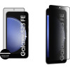 Idol 1991 Tempered Glass Samsung S23 Fe 6.4'' 9H 0.25mm Premium Privacy Antispy Semi Curved Full Glue BLACK