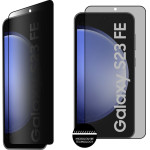 Idol 1991 Tempered Glass Samsung S23 Fe 6.4'' 9H 0.25mm Privacy Antispy Semi Curved Full Glue BLACK
