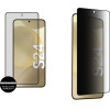 Idol 1991 Tempered Glass Samsung S24 5G 6.2'' 9H 0.25mm Premium Privacy Antispy Semi Curved Full Glue BLACK