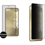 Idol 1991 Tempered Glass Samsung S24 5G 6.2'' 9H 0.25mm Premium Privacy Antispy Semi Curved Full Glue BLACK
