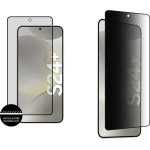 Idol 1991 Tempered Glass Samsung S24 Plus 5G 6.7'' 9H 0.25mm Premium Privacy Antispy Semi Curved Full Glue BLACK