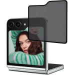 Idol 1991 Tempered Glass Samsung Z Flip 5 F731 6.7'' 9H 0.25mm Privacy Antispy Semi Curved Full Glue BLACK