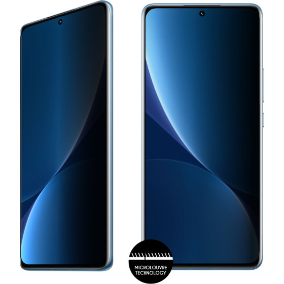 Idol 1991 Tempered Glass Xiaomi 12 Pro 5G 6.73'' 9H 0.25mm Privacy Antispy Semi Curved Full Glue BLACK