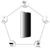 Idol 1991 Tempered Glass Xiaomi 12 Pro 6.73'' 9H 0.25mm Privacy Antispy 3D Semi Curved Edge Glue BLACK