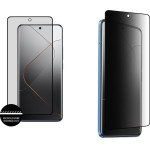 Idol 1991 Tempered Glass Xiaomi 14 6.36'' 9H 0.25mm Premium Privacy Antispy Semi Curved Full Glue BLACK