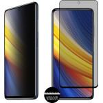 Idol 1991 Tempered Glass Xiaomi Poco X3/Poco X3 Pro 6.67'' 9H 0.25mm Privacy Antispy Semi Curved Full Glue BLACK