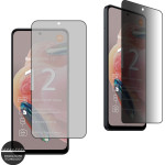 Idol 1991 Tempered Glass Xiaomi Redmi Note 12 4G/Note 12 5G 6.67'' 9H 0.25mm Premium Privacy Antispy Semi Curved Full Glue BLACK