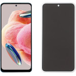 Idol 1991 Tempered Glass Xiaomi Redmi Note 12 5G 6.67'' 9H 0.25mm Privacy Antispy Semi Curved Full Glue BLACK