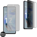 Idol 1991 Tempered Glass Xiaomi Redmi Note 12 Pro 5G 6.67'' 9H 0.25mm Premium Privacy Antispy Semi Curved Full Glue BLACK