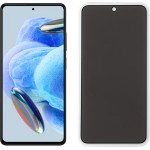 Idol 1991 Tempered Glass Xiaomi Redmi Note 12 Pro 5G 6.67'' 9H 0.25mm Privacy Antispy Semi Curved Full Glue BLACK