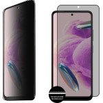 Idol 1991 Tempered Glass Xiaomi Redmi Note 12S 6.43'' 9H 0.25mm Privacy Antispy Semi Curved Full Glue BLACK